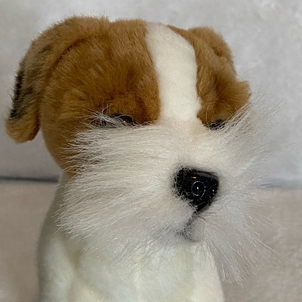 Hansa Jack Russell Terrier Soft Toy Bendable Limbs Collectors No Collar 7.5X 10”